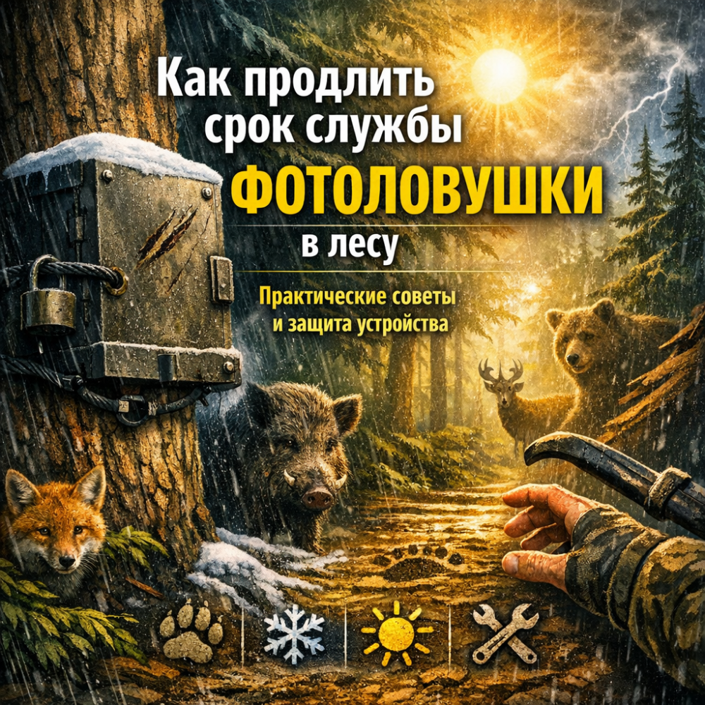 Как продлить срок службы фотоловушки: практические советы и защита устройства